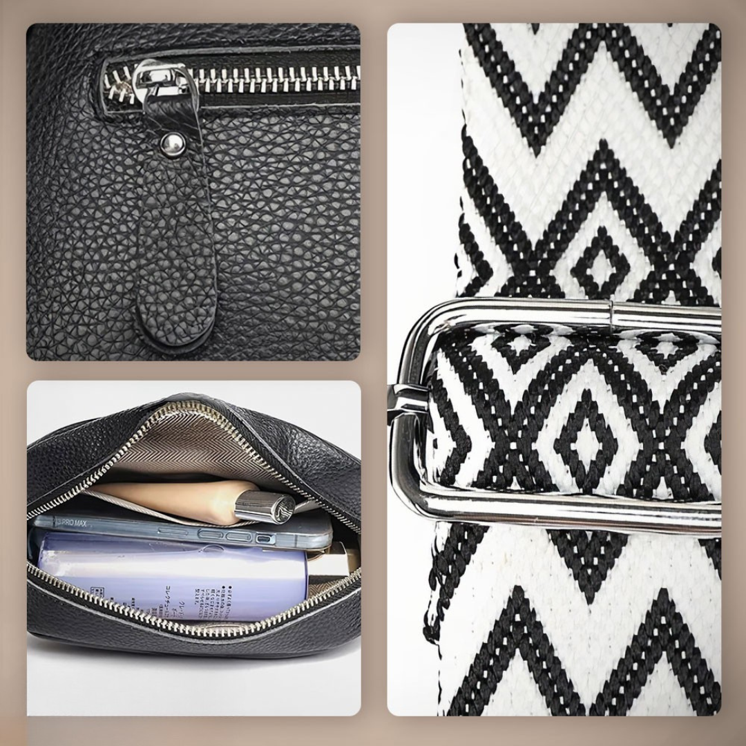 Bolso bandolera Zahara | Correa geométrica