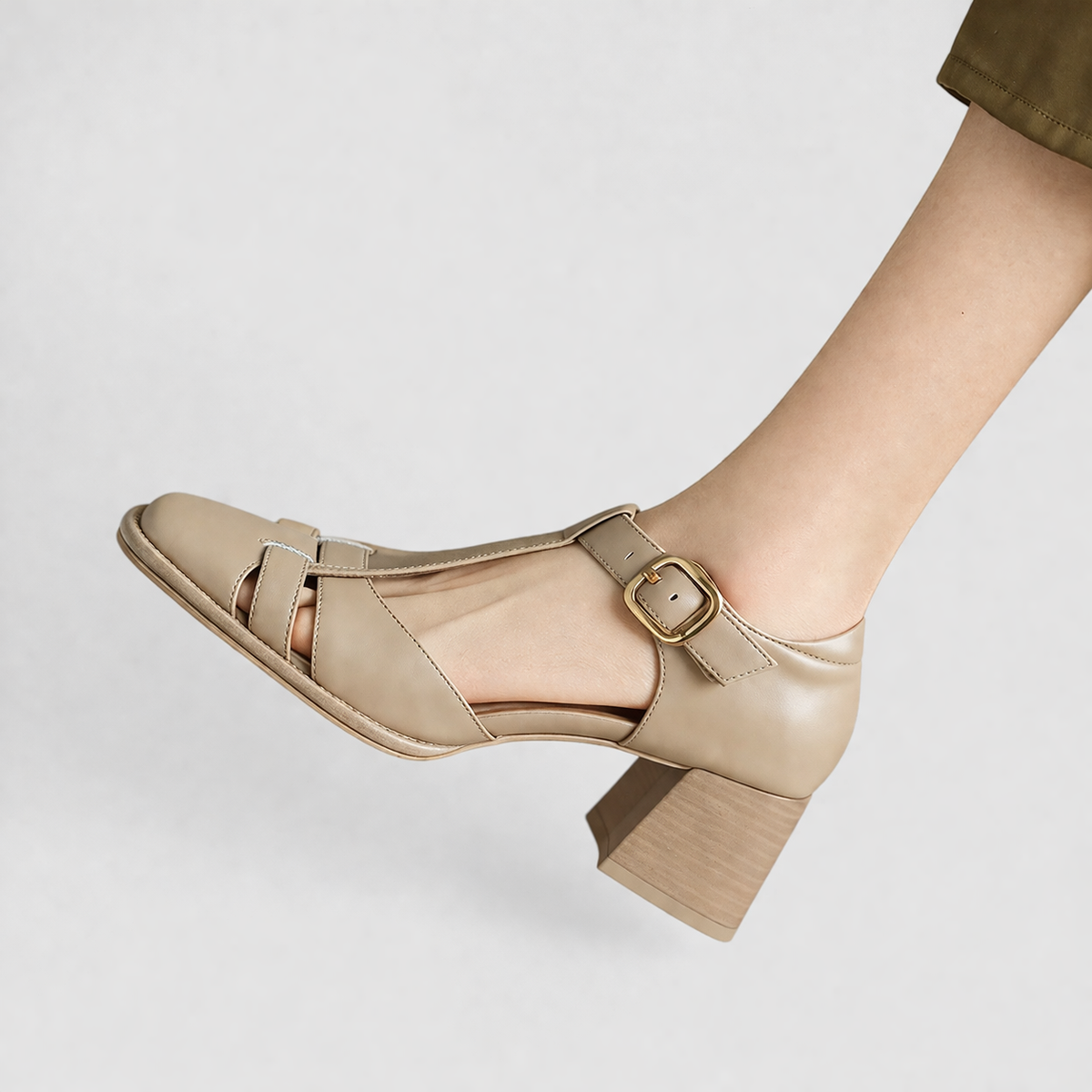 Zapatos Segovia | Tiras y tacón ancho