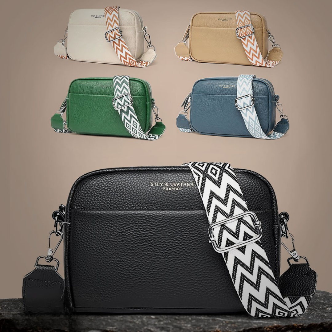 Bolso bandolera Zahara | Correa geométrica
