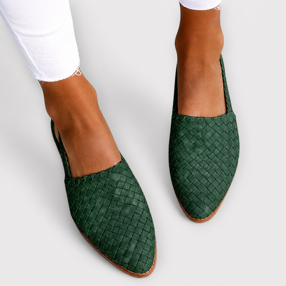 Mocasines Nazarí | Diseño trenzado y punta fina