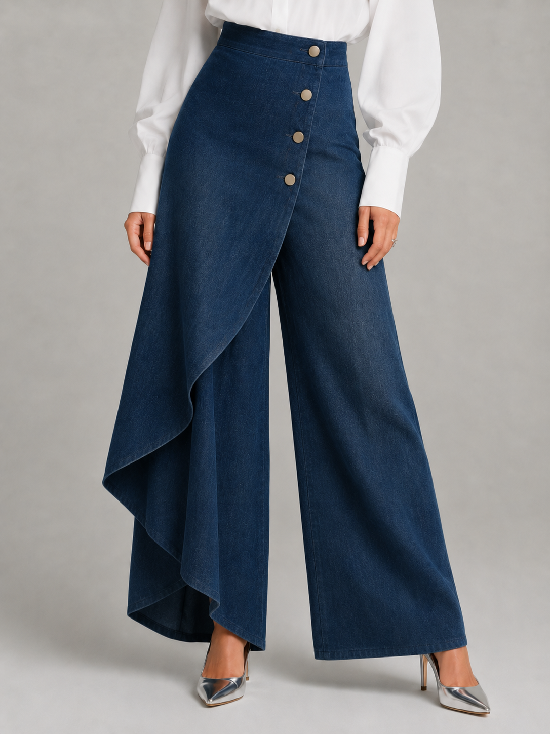 Pantalón Pleamar de diseño cruzado