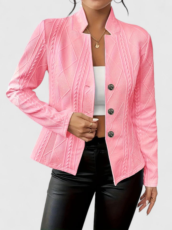 Chaqueta Galería de relieve geométrico