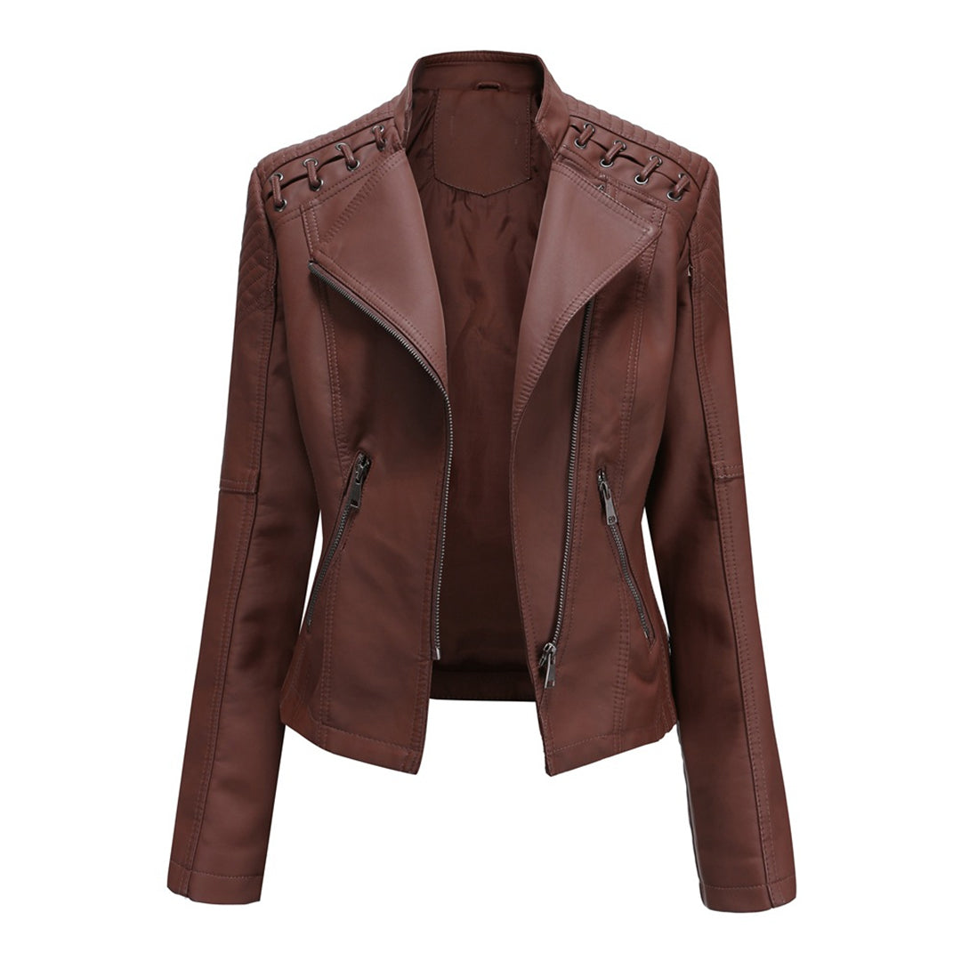 Chaqueta Dakota de cremallera asimétrica