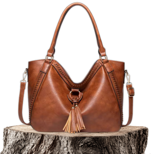Bolso de hombro Vejer | Borlas y aire bohemio