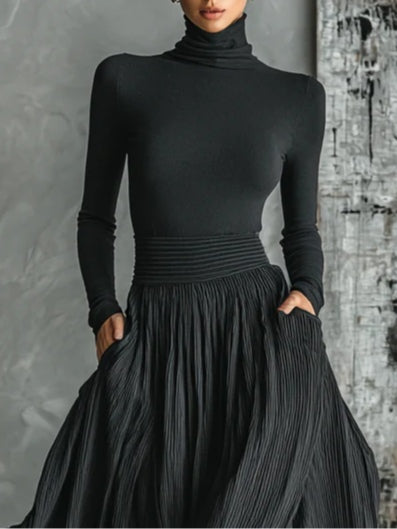 Aurora | Conjunto de cuello alto y falda larga