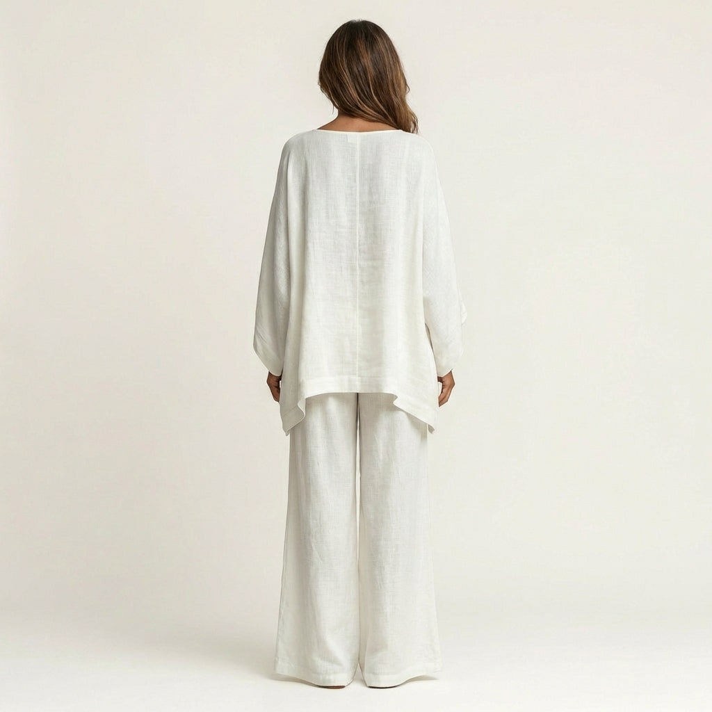 Conjunto Alba Serena de pantalón amplio