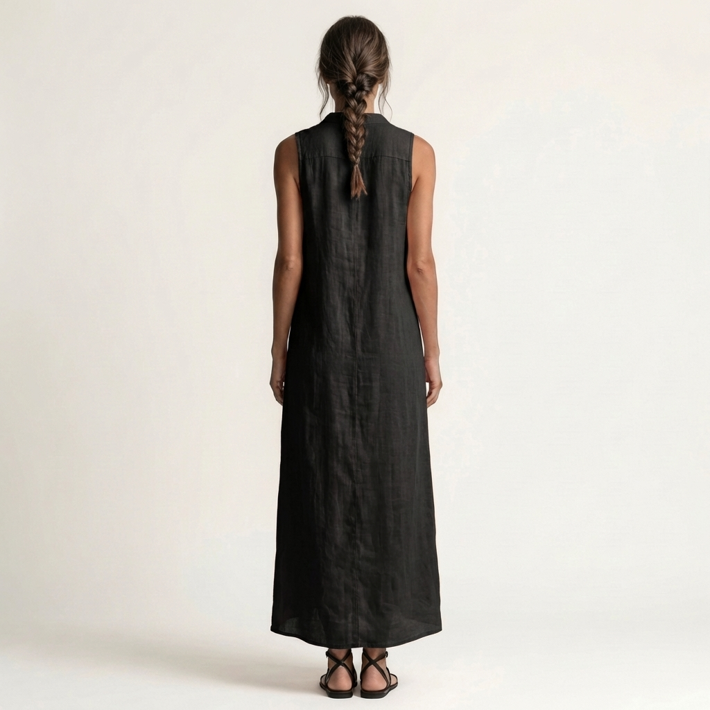 Vestido Marea largo con capucha