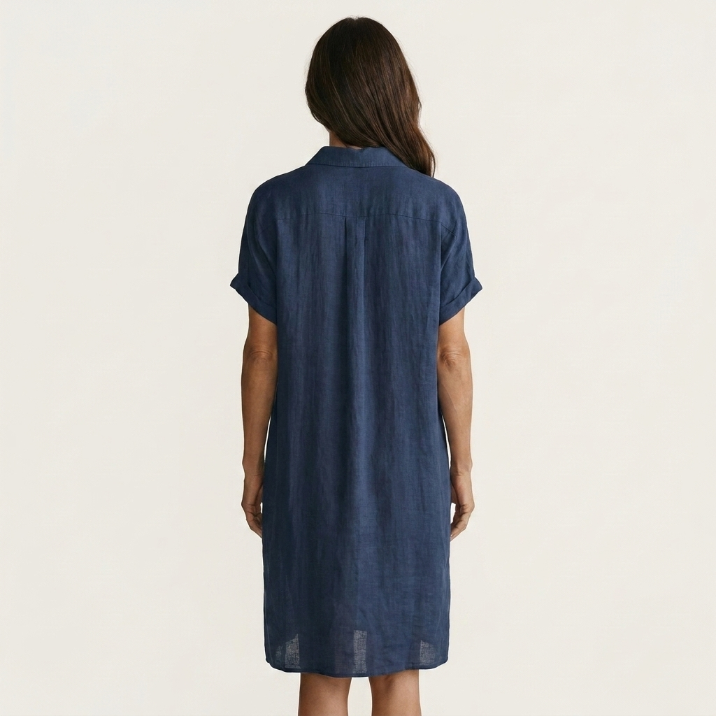 Vestido Portofino camisero de manga corta