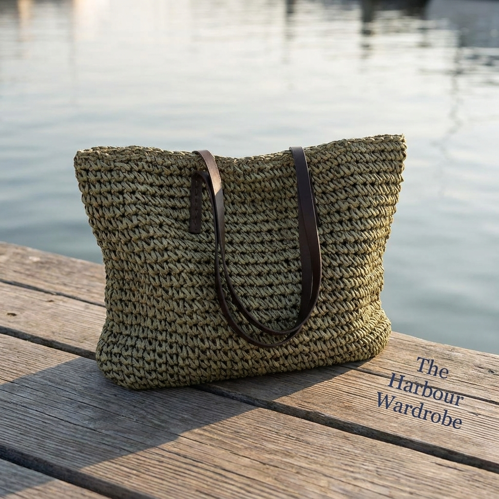 Bolso Bahía de diseño entrelazado