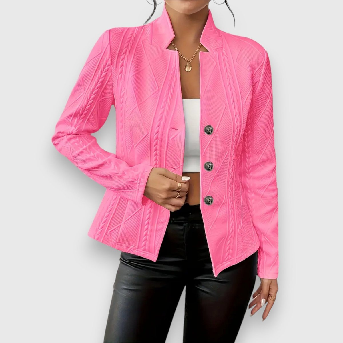 Chaqueta Siena de cuello semicisne