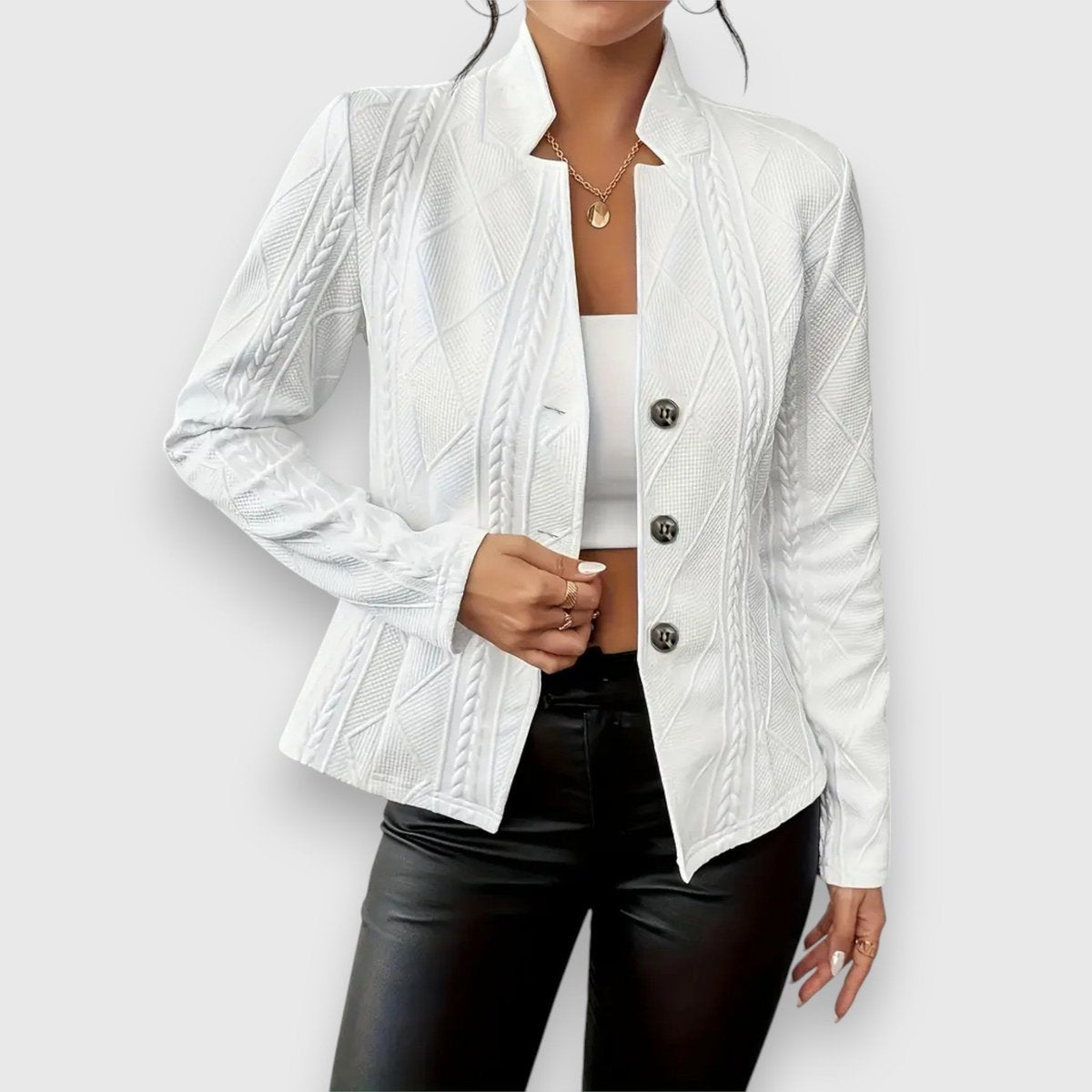 Chaqueta Siena de cuello semicisne