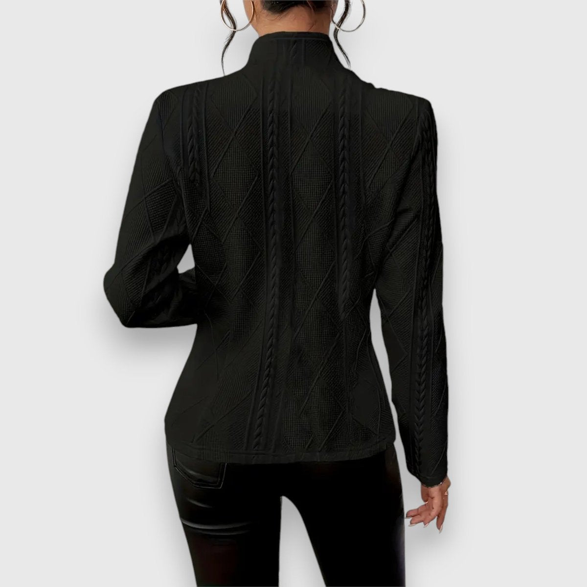 Chaqueta Siena de cuello semicisne