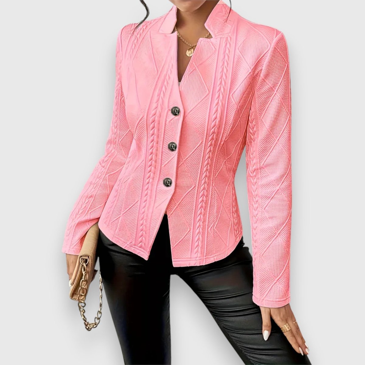 Chaqueta Siena de cuello semicisne