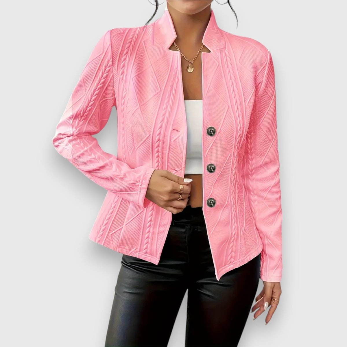 Chaqueta Siena de cuello semicisne