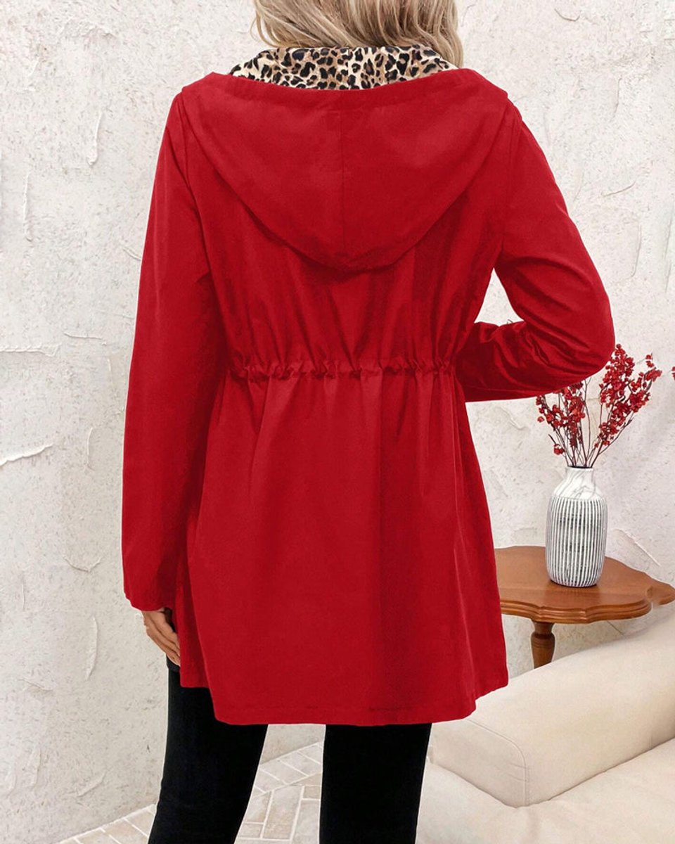 Chaqueta Dual reversible con capucha
