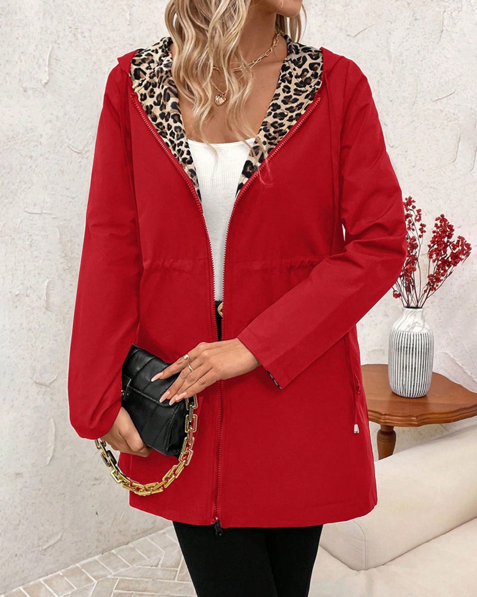 Chaqueta Dual reversible con capucha