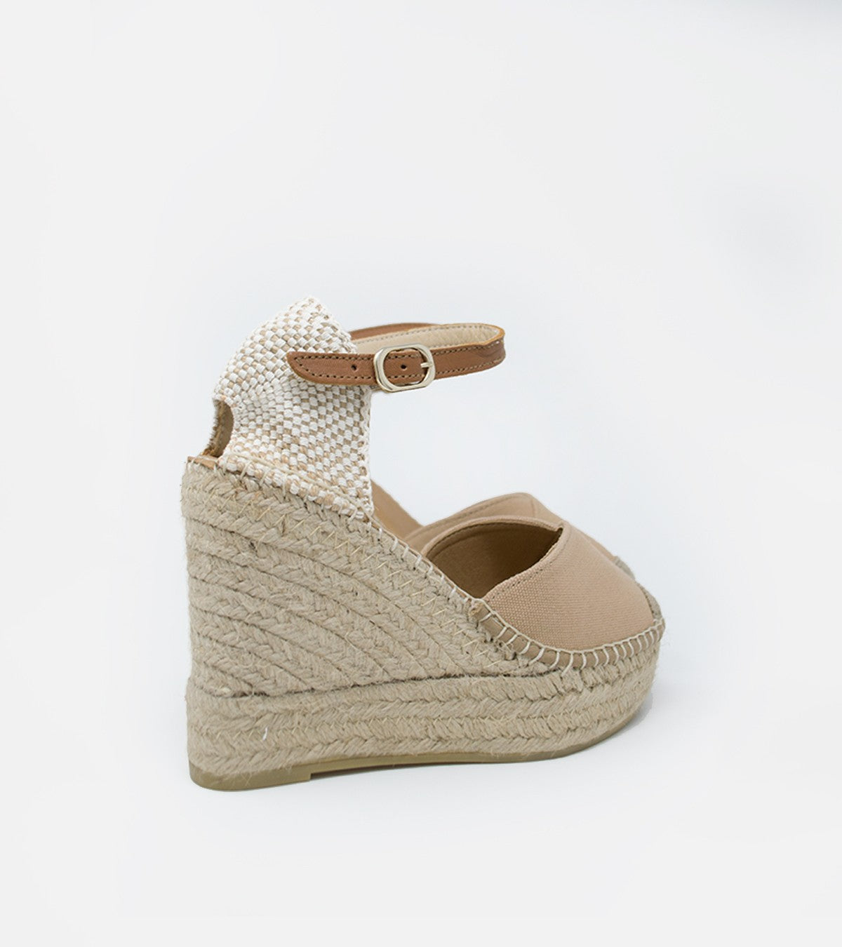 Alpargata  en lino beige FARO WEST - De Las Cuevas Barcelona