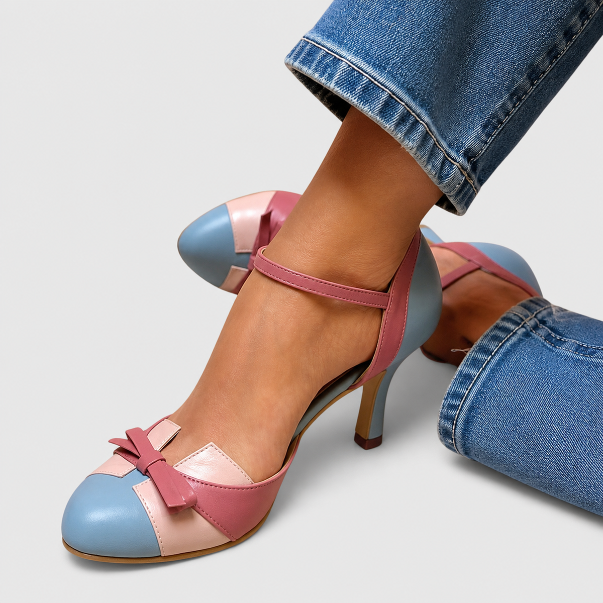 Zapatos Sorolla | Tacón y tiras con lazo