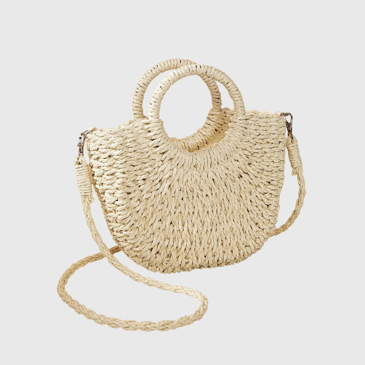 Bolso Media Luna de diseño calado