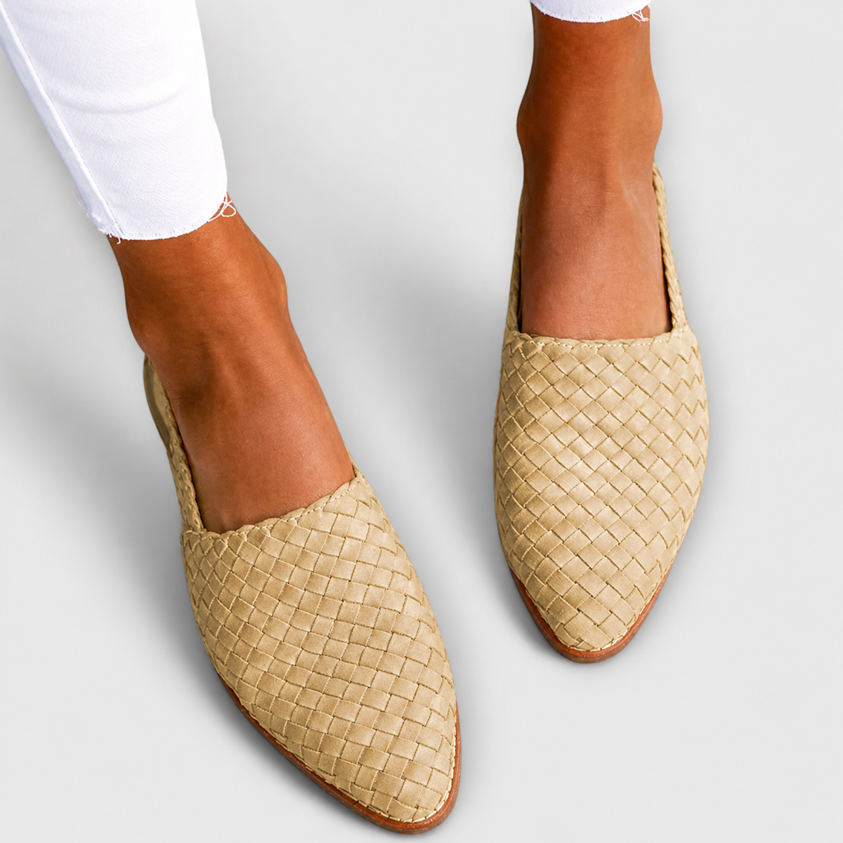 Mocasines Nazarí | Diseño trenzado y punta fina