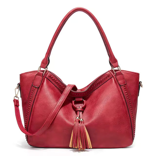 Bolso de hombro Vejer | Borlas y aire bohemio