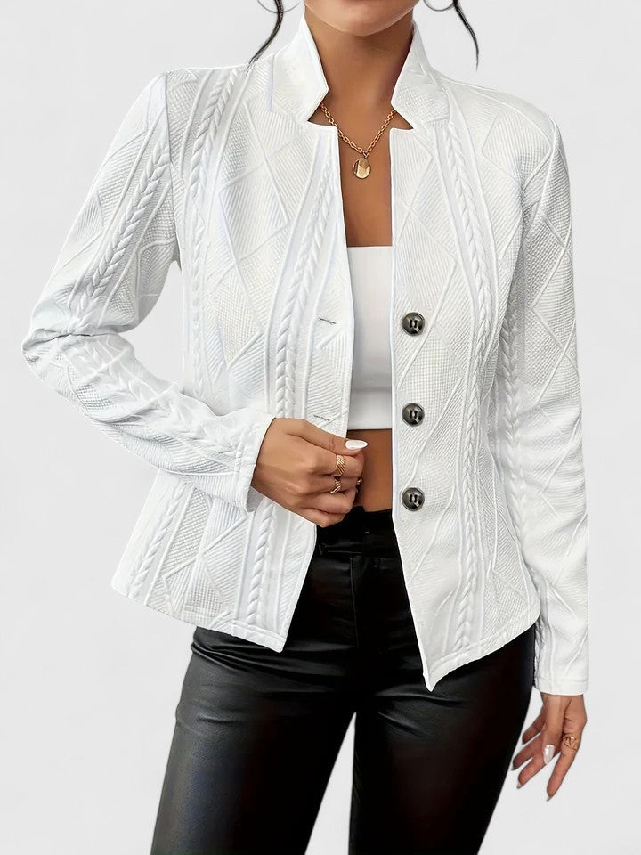 Chaqueta Galería de relieve geométrico