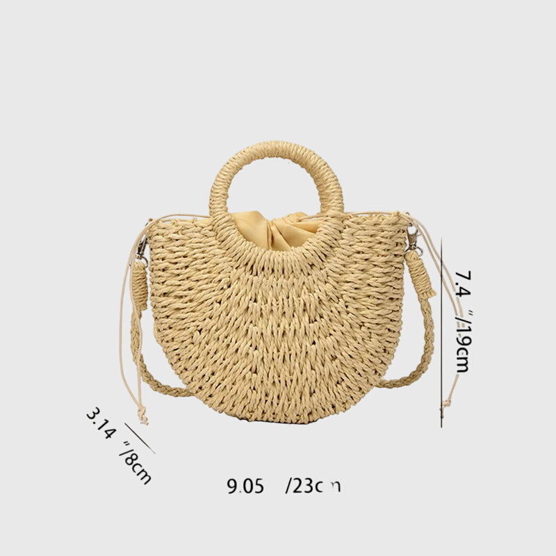 Bolso Media Luna de diseño calado