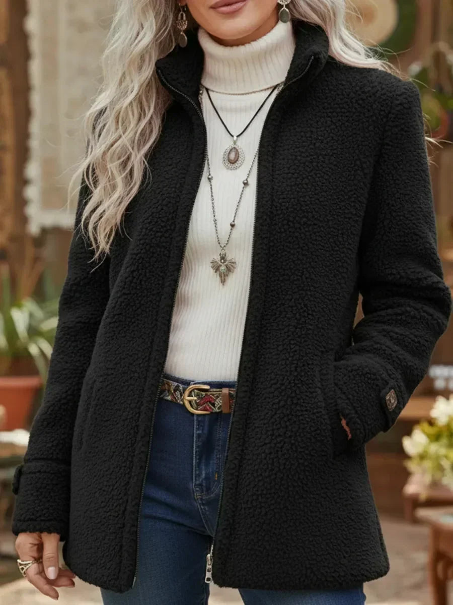 Brisa Serena | Chaqueta de cuello alto con cremallera