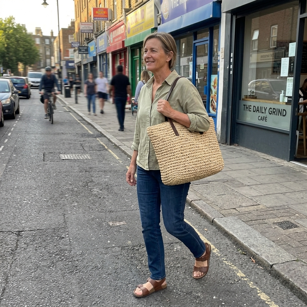 Bolso Bahía de diseño entrelazado