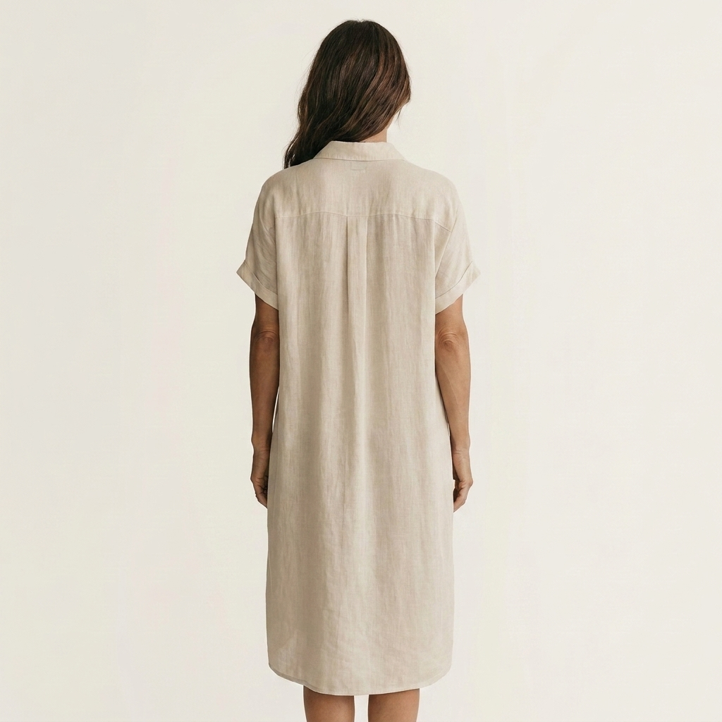 Vestido Portofino camisero de manga corta