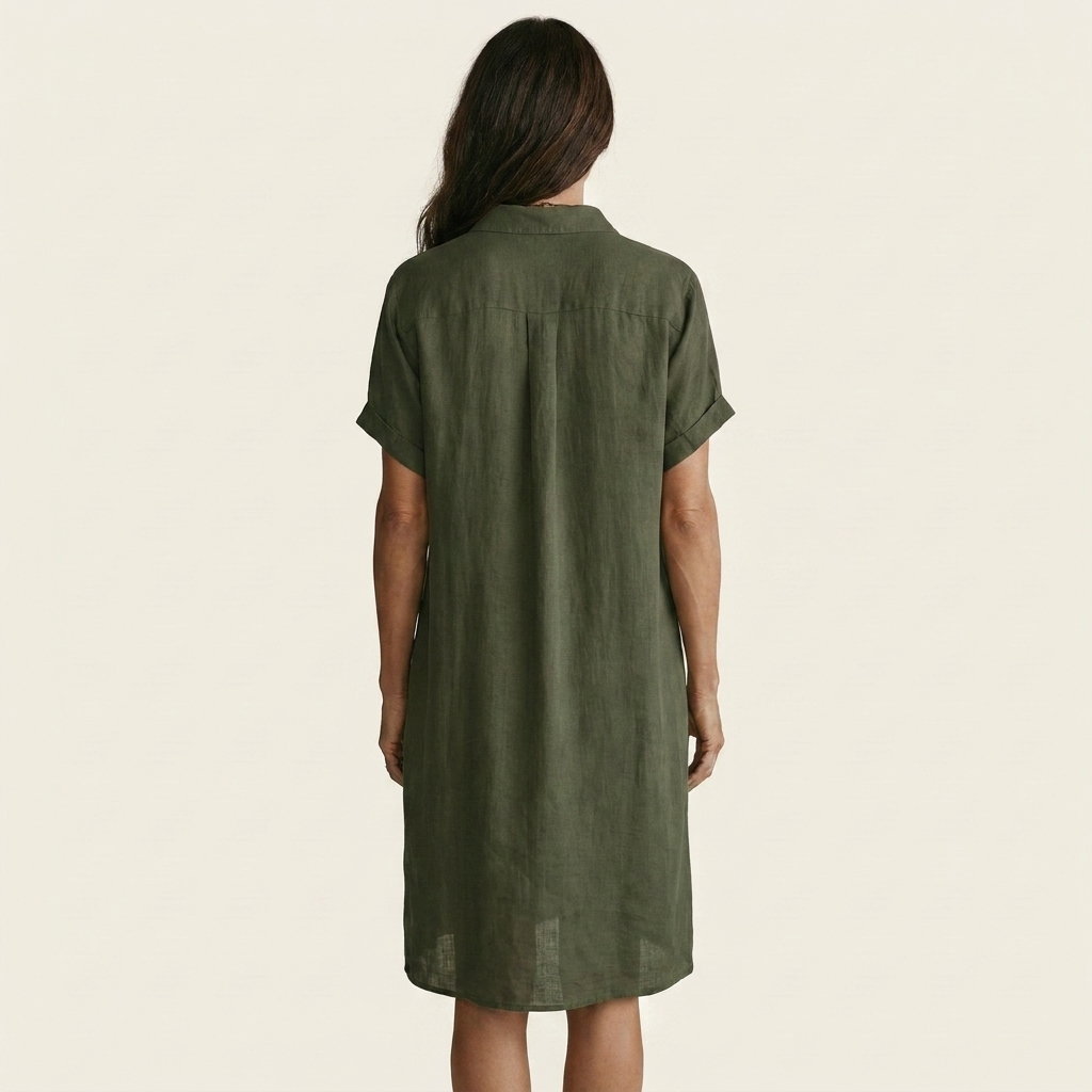 Vestido Portofino camisero de manga corta