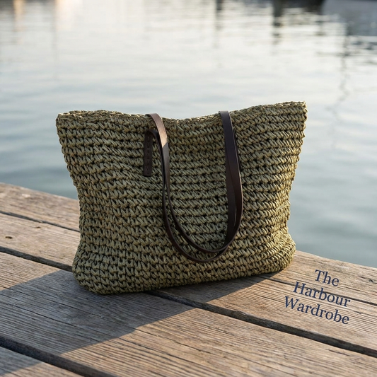 Bolso Bahía de diseño entrelazado
