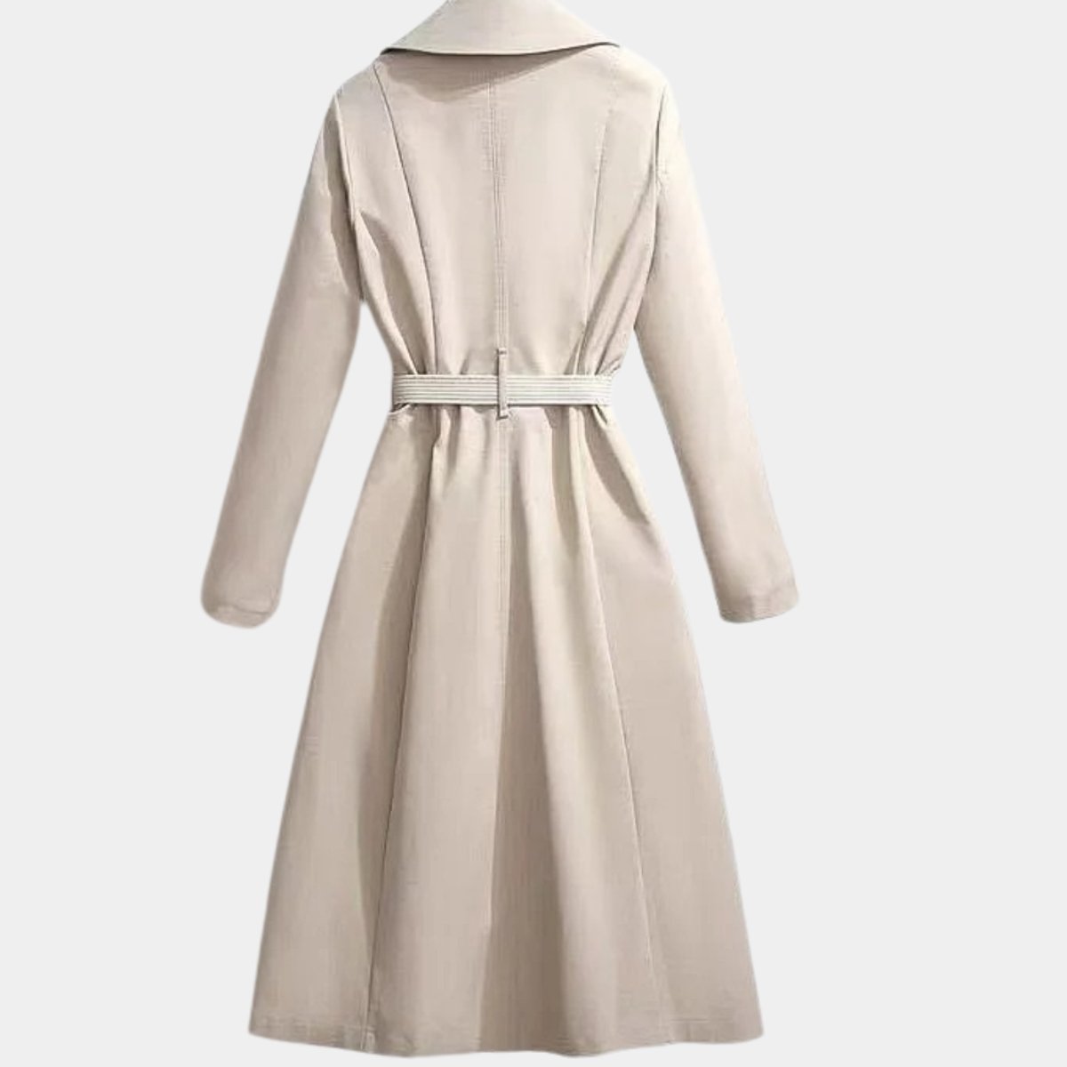 Gabardina Segovia midi con cinturón