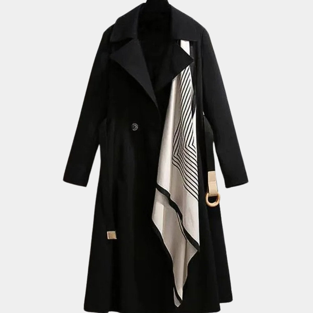 Gabardina Segovia midi con cinturón