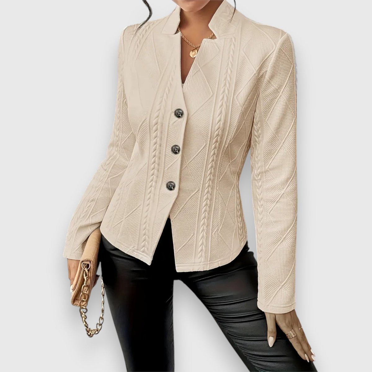 Chaqueta Siena de cuello semicisne