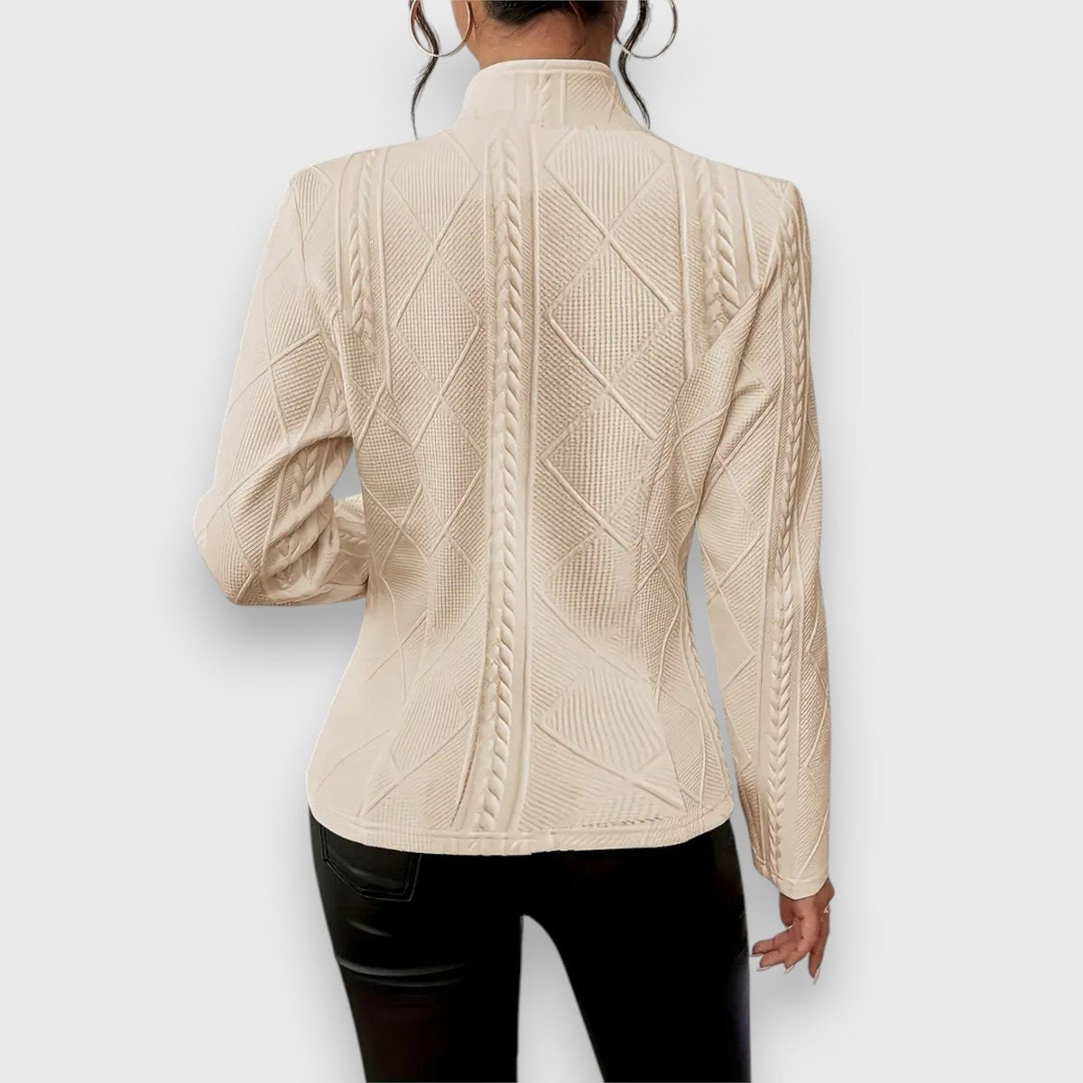 Chaqueta Siena de cuello semicisne