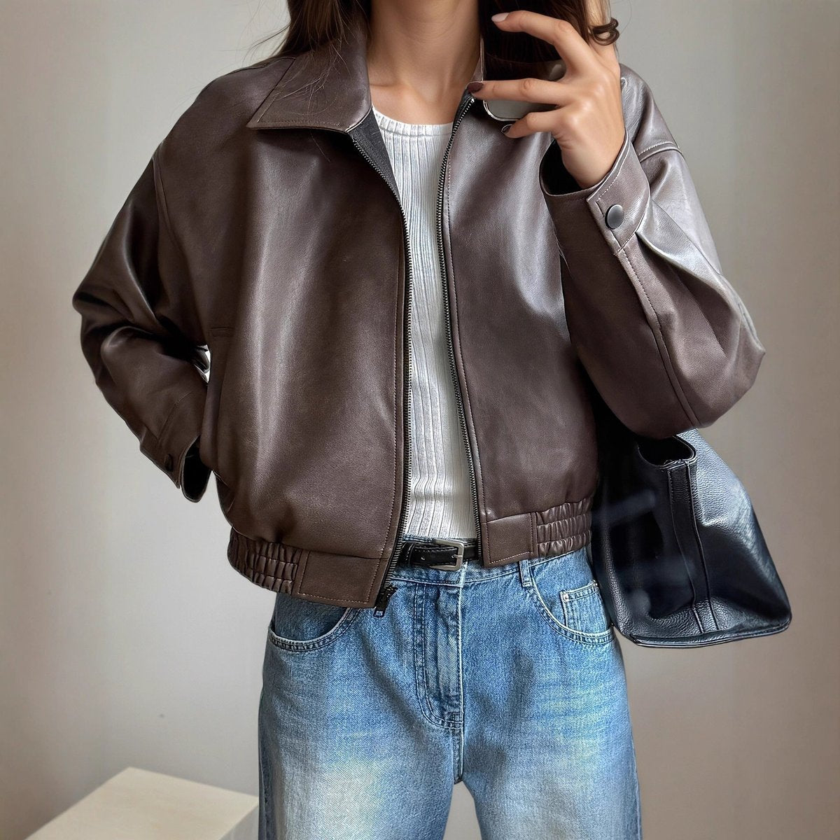 Bomber Tribeca con cremallera