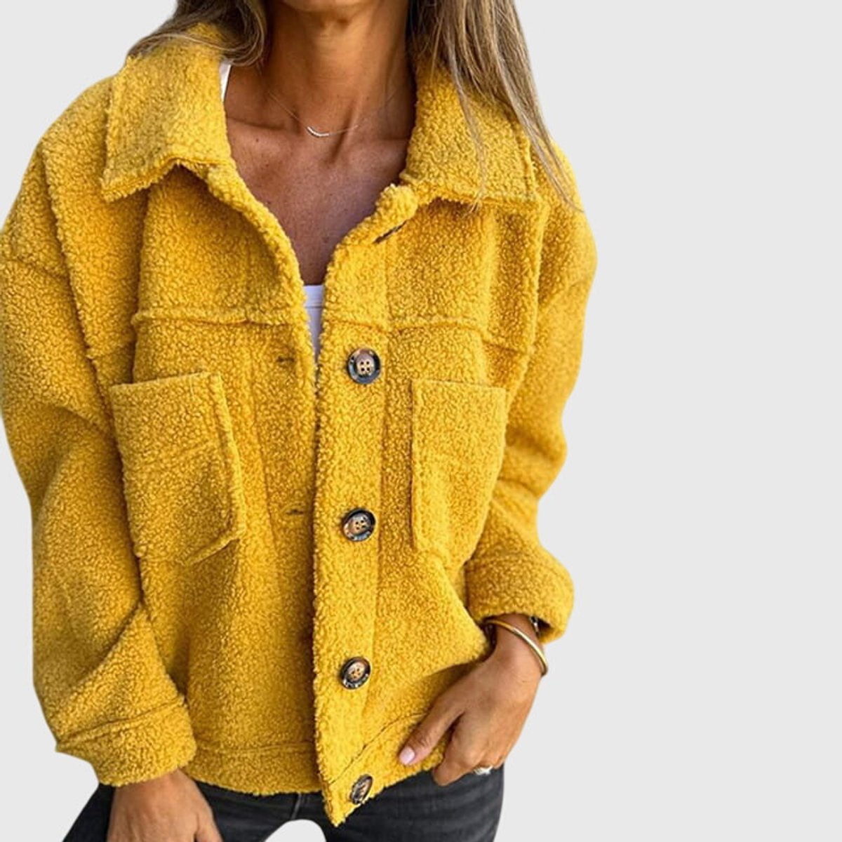 Chaqueta Valsa con bolsillos delanteros