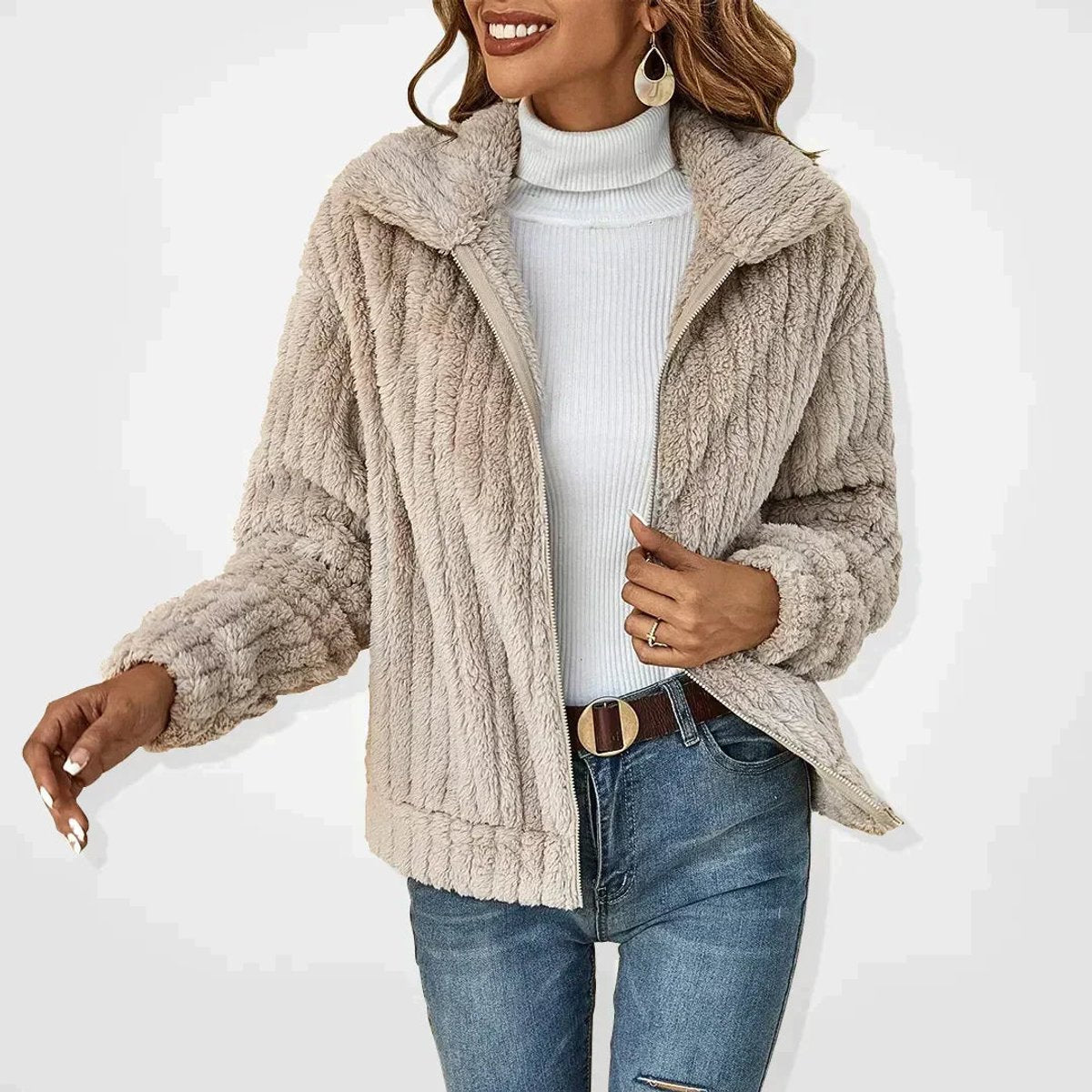 Chaqueta Serena de cremallera